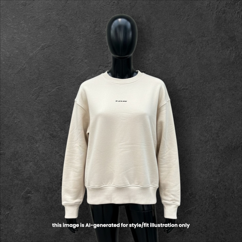 PIRAL Sweatshirt L Cream Anarchy In Princessland Y2K Punk God Save The Princess